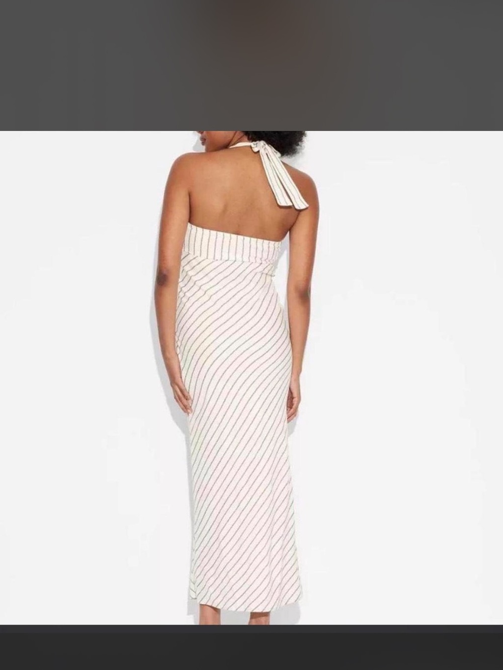 Women’s Cream Halter Maxi Dress - Target - Picture 2 of 2